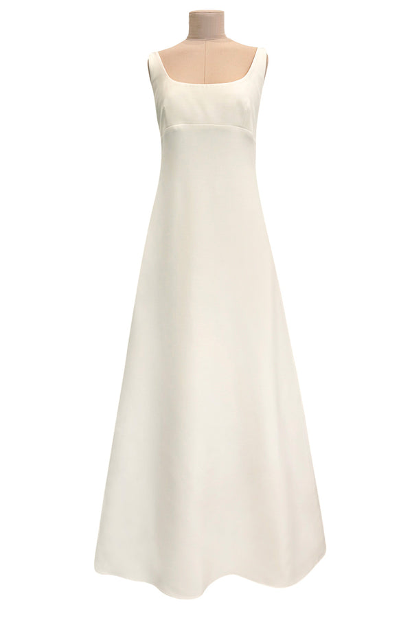 Recent Ivory Valentino by Pier Paolo Piccioli w Draped Cape Back Panel & Bare Upper Back