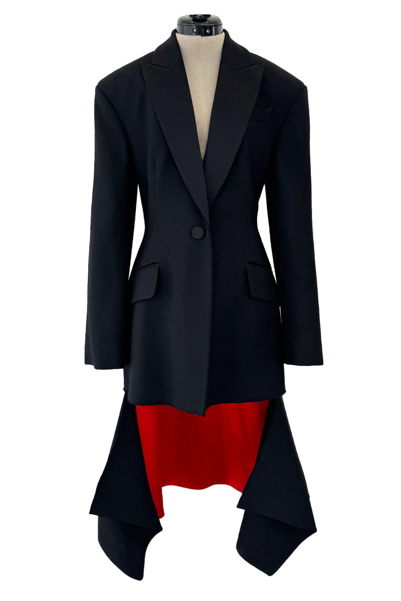 black alexander mcqueen coat dress Alexander McQueen Box Pleat Coatdress in Black - Kate Middleton Outerwear