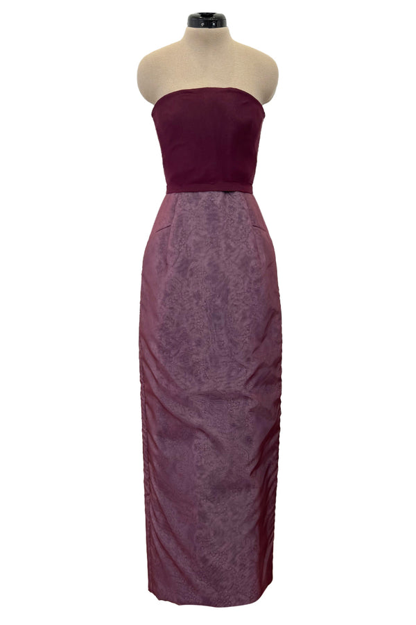 Spring 2016 Maison Margiela by John Galliano Runway Look 32 Strapless Painted Dress