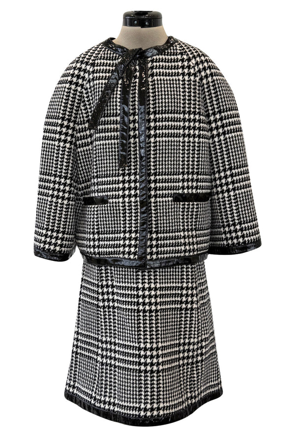 Gorgeous Fall 2008 Christian Dior by John Galliano Runway Look 22 Houndstooth Suit