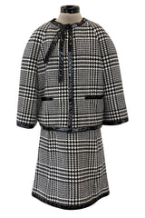 Gorgeous Fall 2008 Christian Dior by John Galliano Runway Look 22 Houndstooth Suit