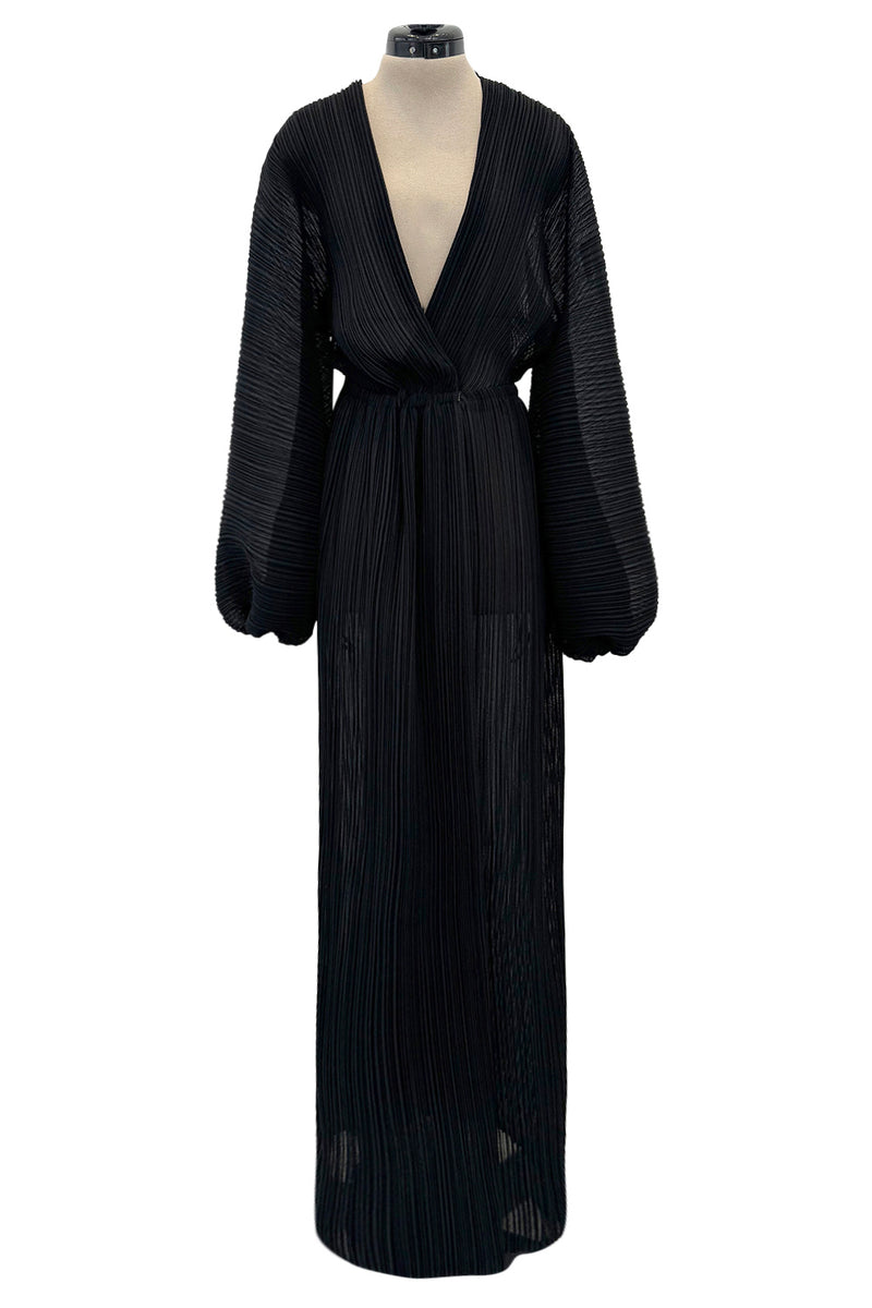 halston pleated dress Chris Pleated Jersey Gown