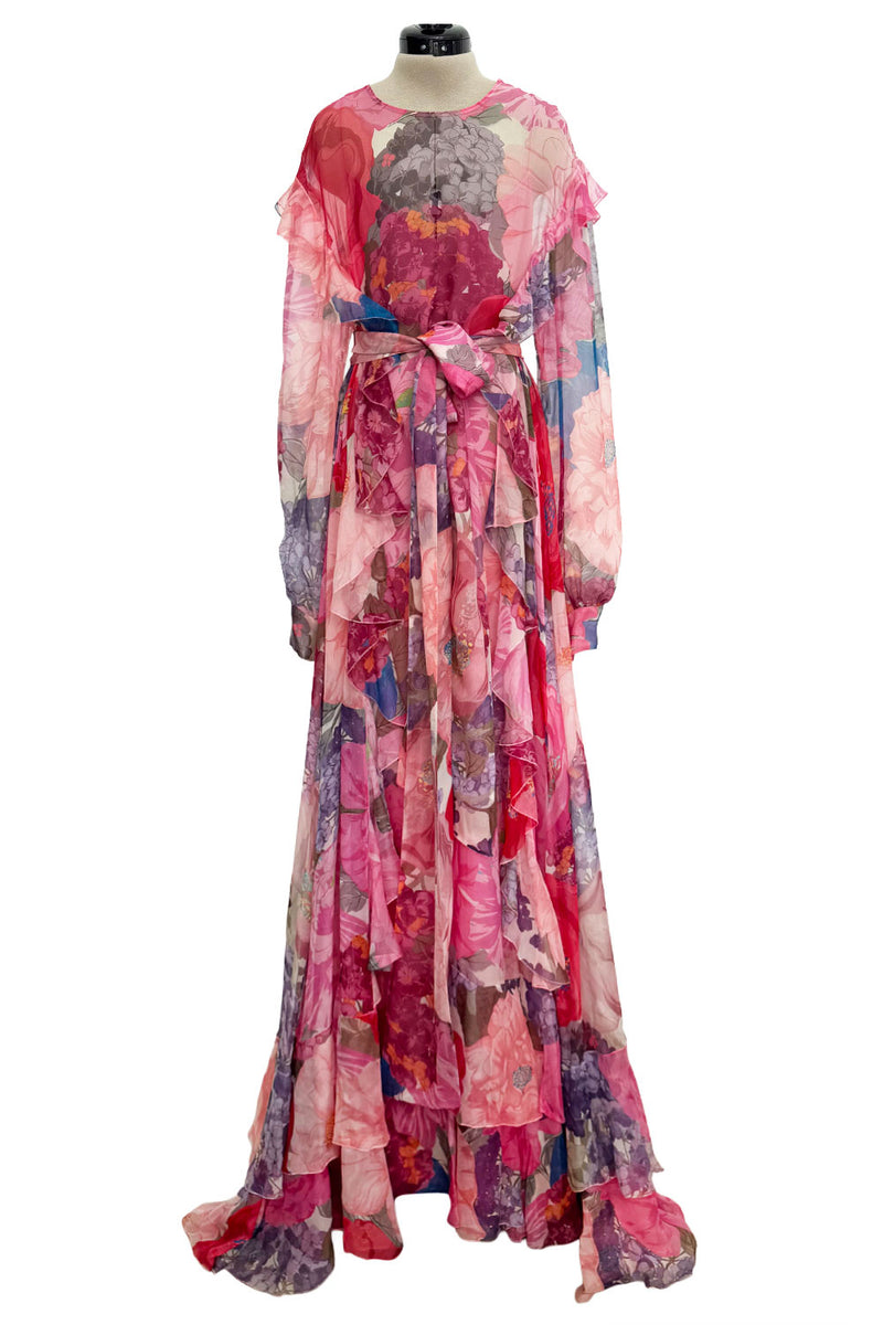 c. Resort 2020 Valentino by Pierpaolo Piccioli Ruffle Detailed Silk Ch – Shrimpton Couture c. Resort 2020 Valentino by Pierpaolo Piccioli Ruffle Detailed Silk Ch – Shrimpton Couture