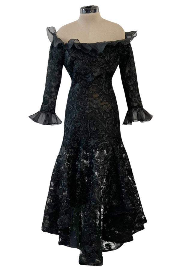 Extaordinary Fall 1990 Yves Saint Laurent Haute Couture Look