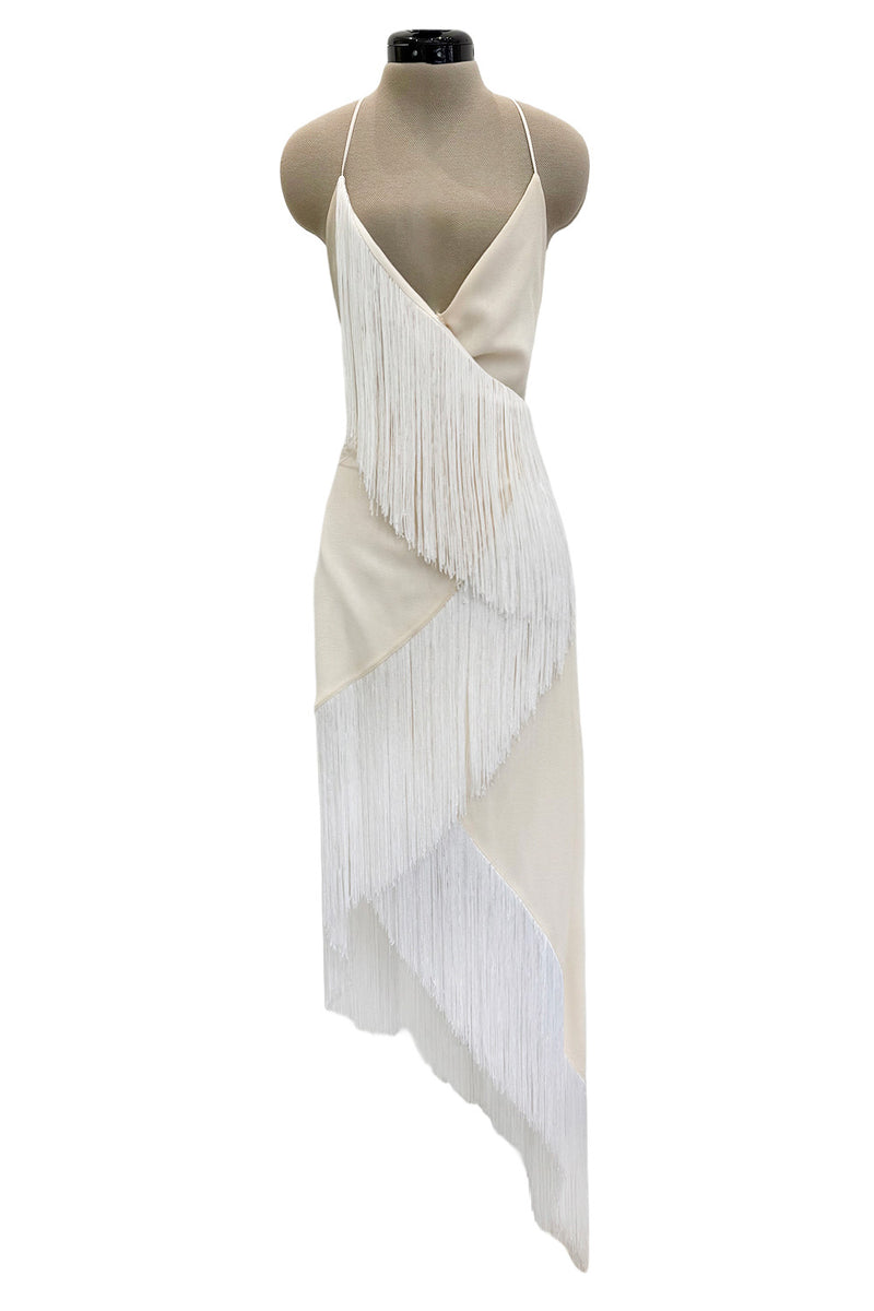 givenchy white dress Recent Ivory Crepe Silk Wrapped Angled Hem w Cascading – Shrimpton Couture Shop 2025 Short Prom the Bustier is reinterpreted ranch t-shirts Style:Dress