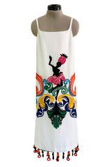 Exceptional Spring 2011 Prada by Miucci Prada Runway Look 27 & Ad Campaign Embroidered & Beaded White Dress
