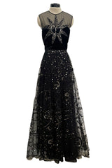 Pre-Fall 2018 Christian Dior by Maria Grazia Chiuri Look 60 Sequin & Bead Sun & Stars Dress