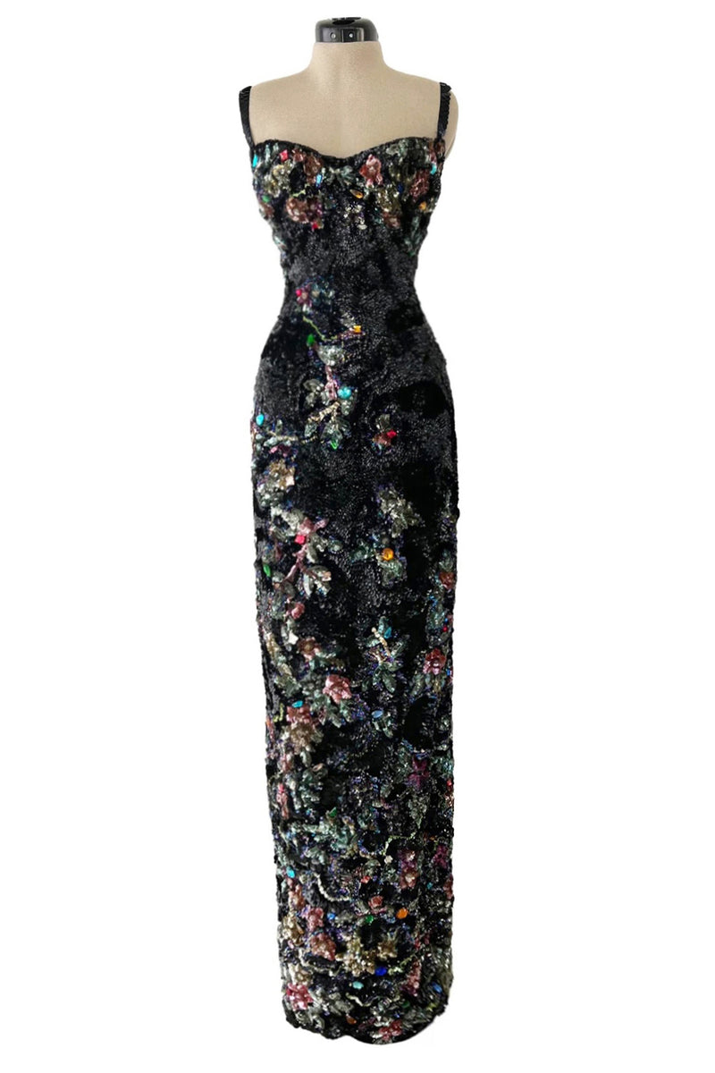 1950s strapless dress 1940s-1950s Possible Stage or Showgirl Covered in Hand – Shrimpton Couture Leather boots Platform Heel whimsical holiday look with SMT_partyedit Size:M (6)