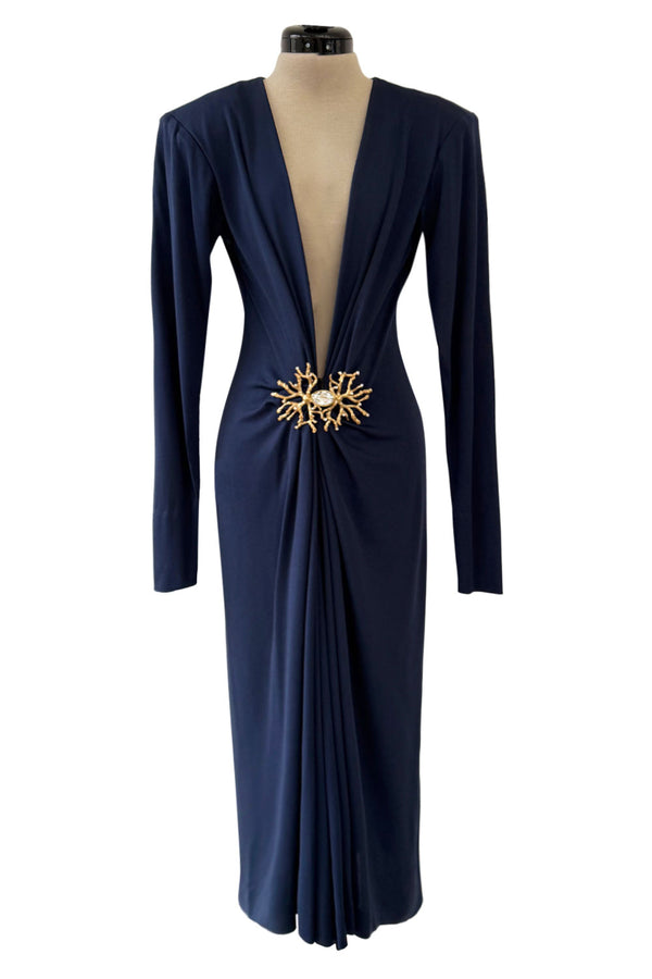 Fall 1982 Yves Saint Laurent Iridescent Purple Silk Taffeta Gigot Slee –  Shrimpton Couture