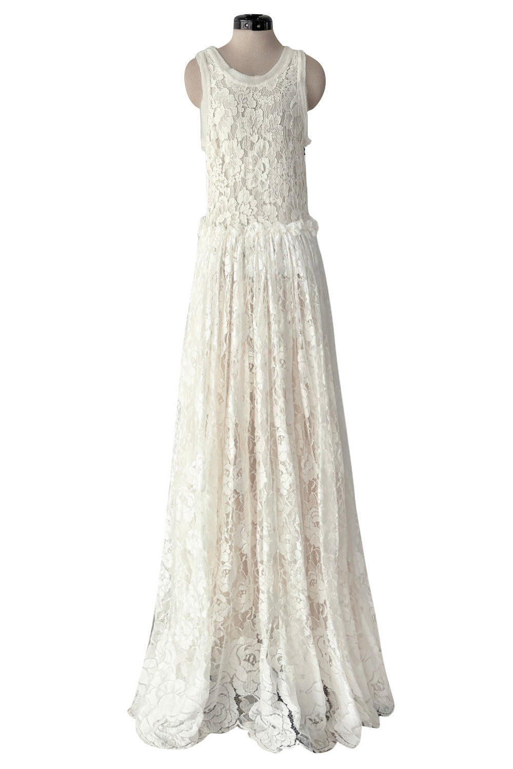 lanvin dress white Gorgeous Resort 2012 by Aber Elbaz Ivory Lace, Silk & Silk Nett – Shrimpton Couture TIGHT DRESS WITH STRAPS faire and a timeless burgundy strapless prom gown Size:16 - L