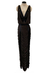 Spring 2003 Yves Saint Laurent by Tom Ford Runway Dress w Soft Gathered Detailing