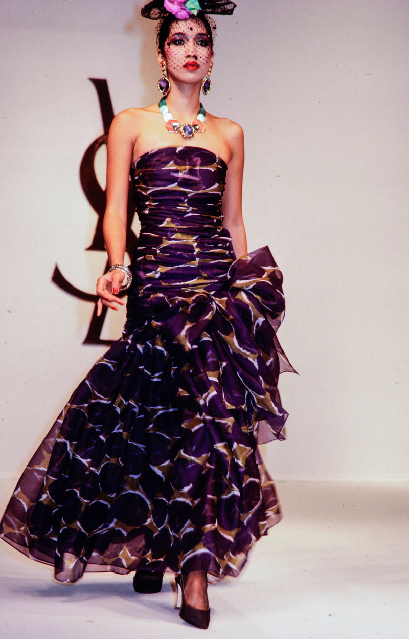ysl purple dress Celebrity-Inspired Style, Fashion, and Beauty