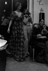 Outstanding Spring 1974 Yves Saint Laurent Floral Print Silk Chiffon Top & Skirt Set