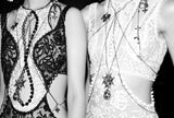 Exquisite Spring 2016 Alexander McQueen by Sarah Burton Runway Look 34 Black & White Lace Cut Out Dress