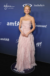 Spring 2007 Valentino Runway Look 57 Strapless Red Silk Chiffon Ruffle Dress