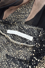 Spring 2001 Jean Louis Scherrer Haute Couture Look 22 Runway Sample Beaded Silk Chiffon & Net Dress