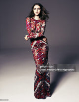 Fantastic Spring 2012 Emilio Pucci by Peter Dundas Runway Look 10 Coral Print Open Back Dress