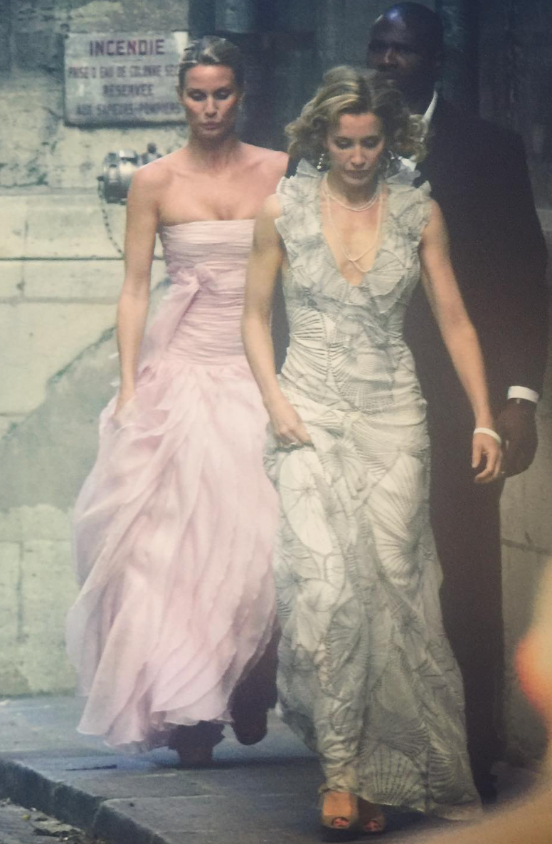 Spring 2007 Valentino Runway Look 57 Strapless Red Silk Chiffon Ruffle Dress