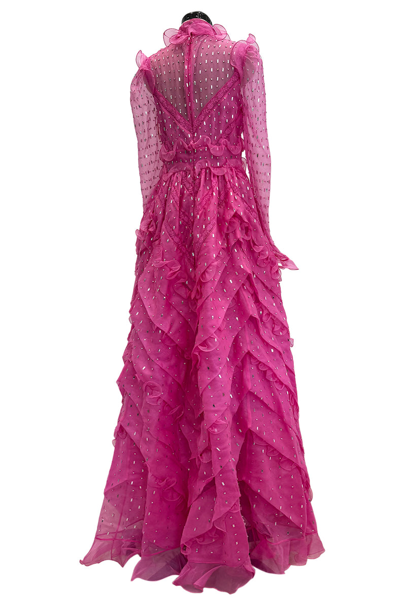 Spring 2018 Valentino by Pierpaolo Piccioli Pink Silk Dress w Rhinesto – Shrimpton Couture Spring 2018 Valentino by Pierpaolo Piccioli Pink Silk Dress w Rhinesto – Shrimpton Couture