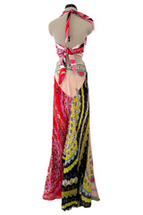 Amazing Spring 2012 Emilio Pucci by Peter Dundas Runway Look 12 Pucci Print Silk Top & Skirt Set