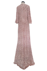 Cruise 2026 Christian Dior by Maria Grazia Chiuri Runway Look 55 Cut Velvet Silk Chiffon Dress