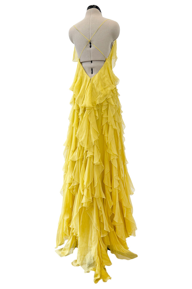 Divine Fall 2019 Valentino by Pierpaolo Piccioli Runway Look 55 Yellow –  Shrimpton Couture