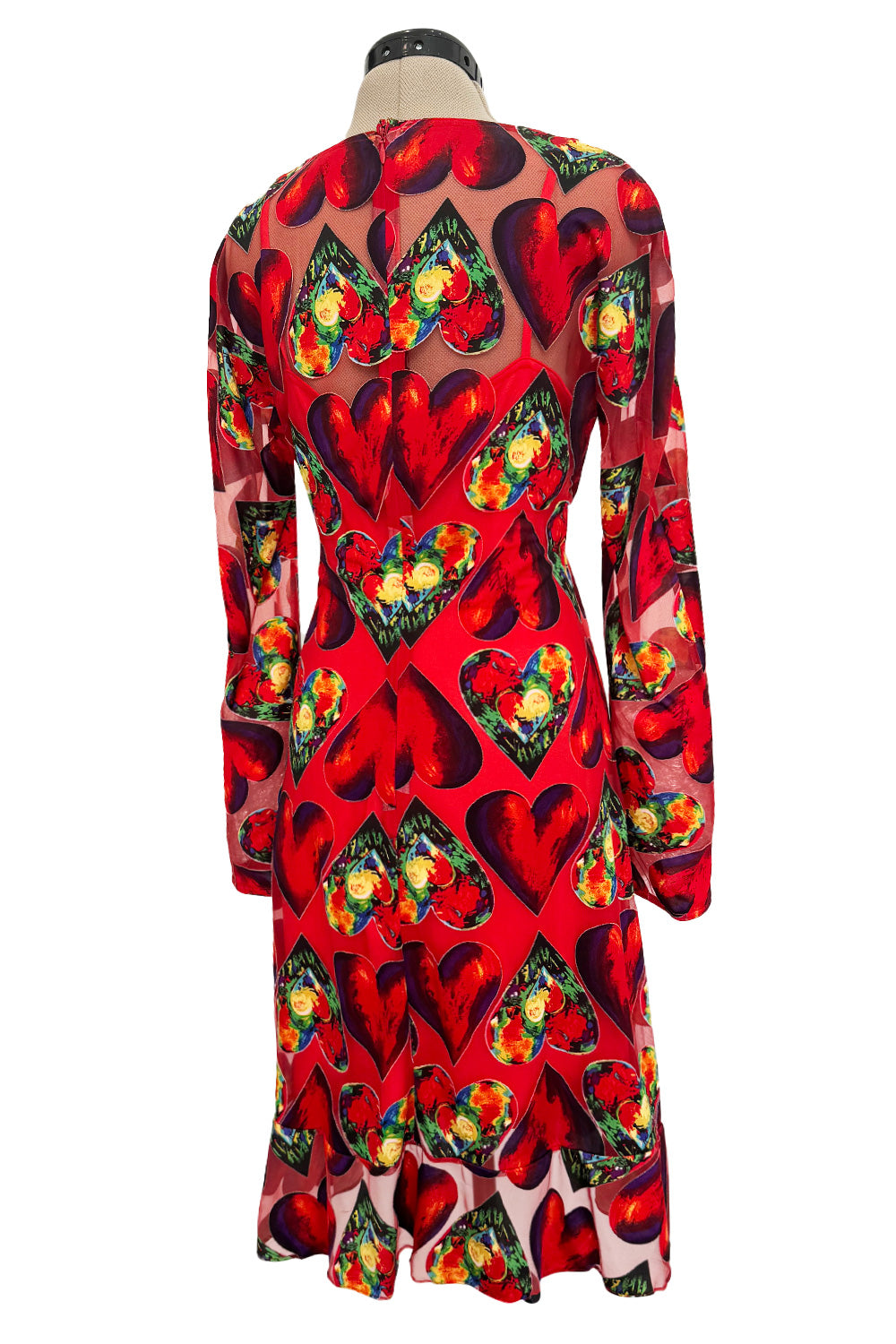 Important Spring 1997 Gianni Versace Well Documented Runway Dress