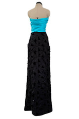 Fall 1984 Givenchy by Hubert de Givenchy Haute Couture Runway Sample Strapless Dress