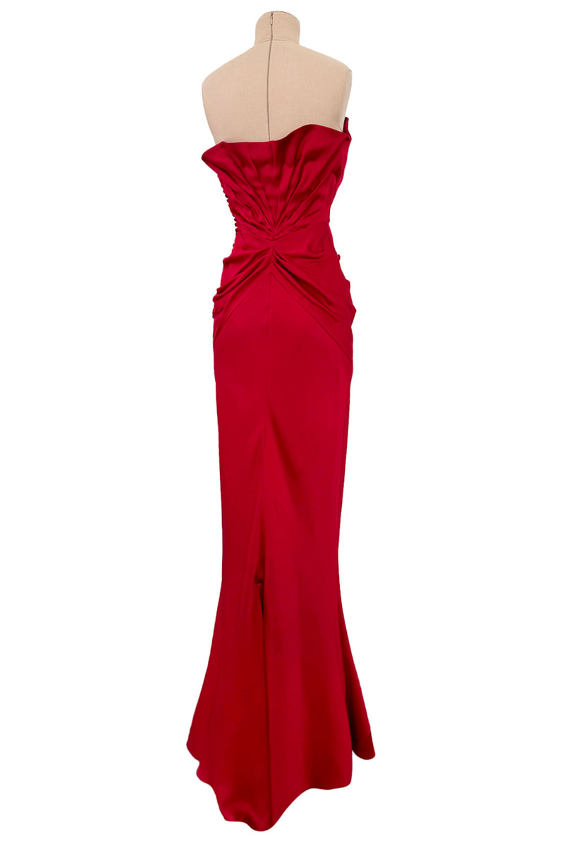 Spring 2008 Christian Dior by John Galliano Runway Look 53 Red Silk St Shrimpton Couture Spring 2008 Christian Dior by John Galliano Runway Look 53 Red Silk St Shrimpton Couture
