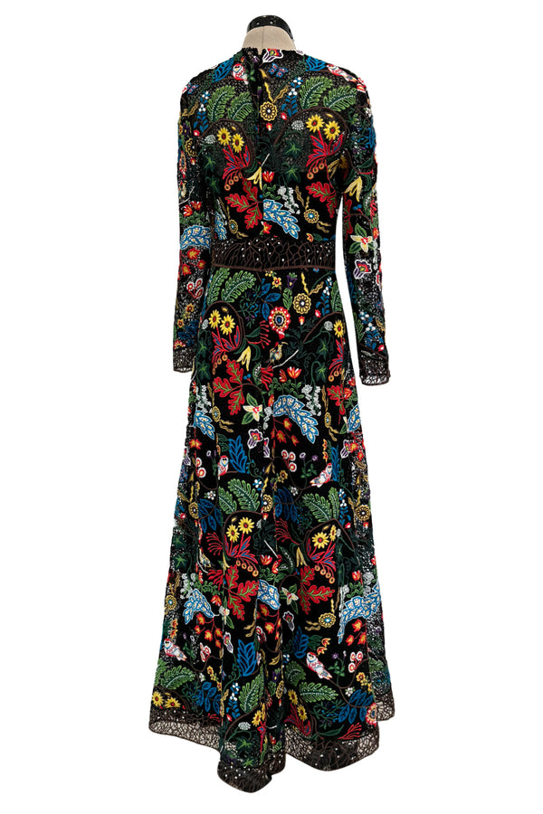 Exquisite Resort 2016 Valentino by Pierpaolo Piccioli & Maria Grazia Chiuri Embroidered Dress