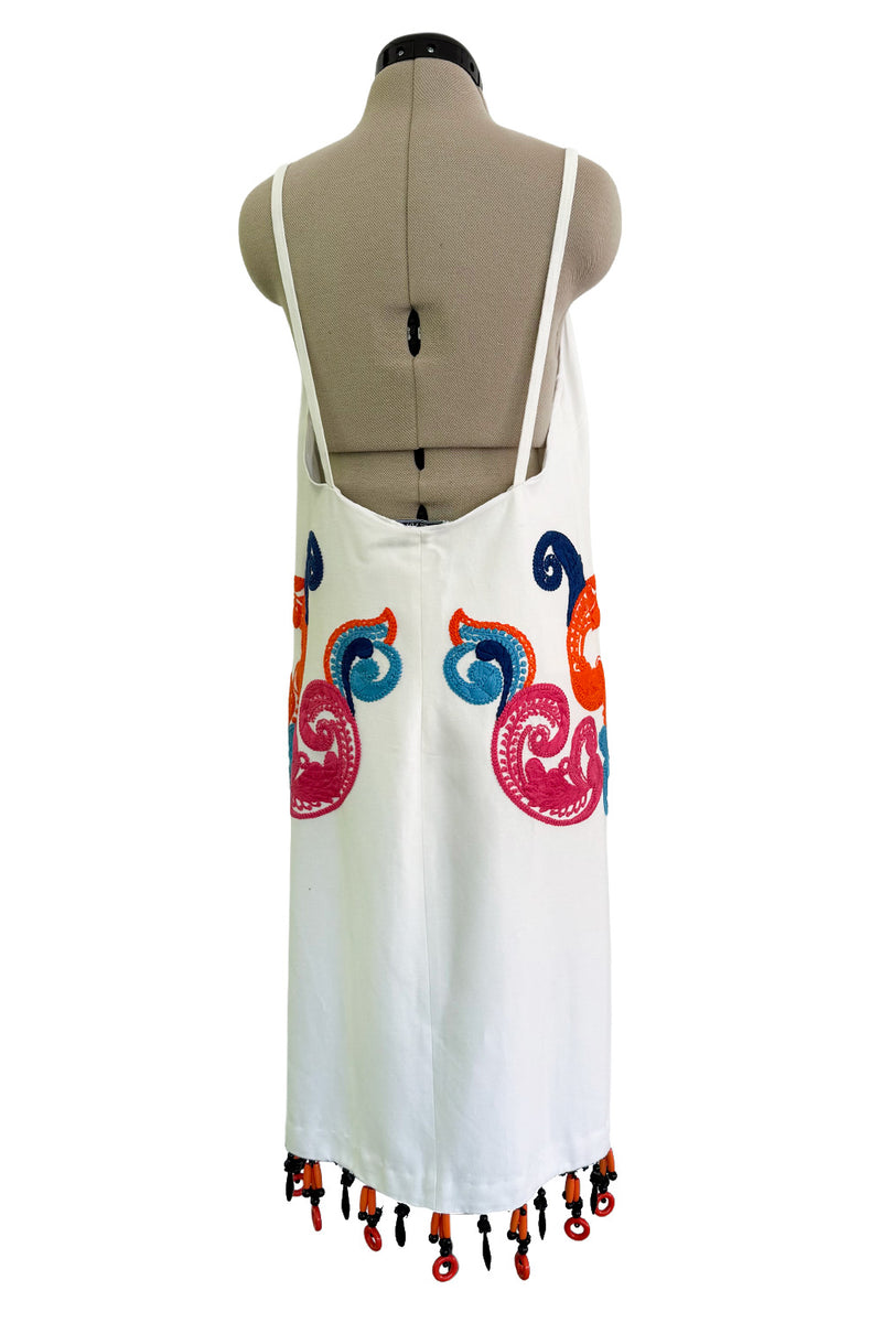 Exceptional Spring 2011 Prada by Miucci Prada Runway Look 27 & Ad Campaign Embroidered & Beaded White Dress