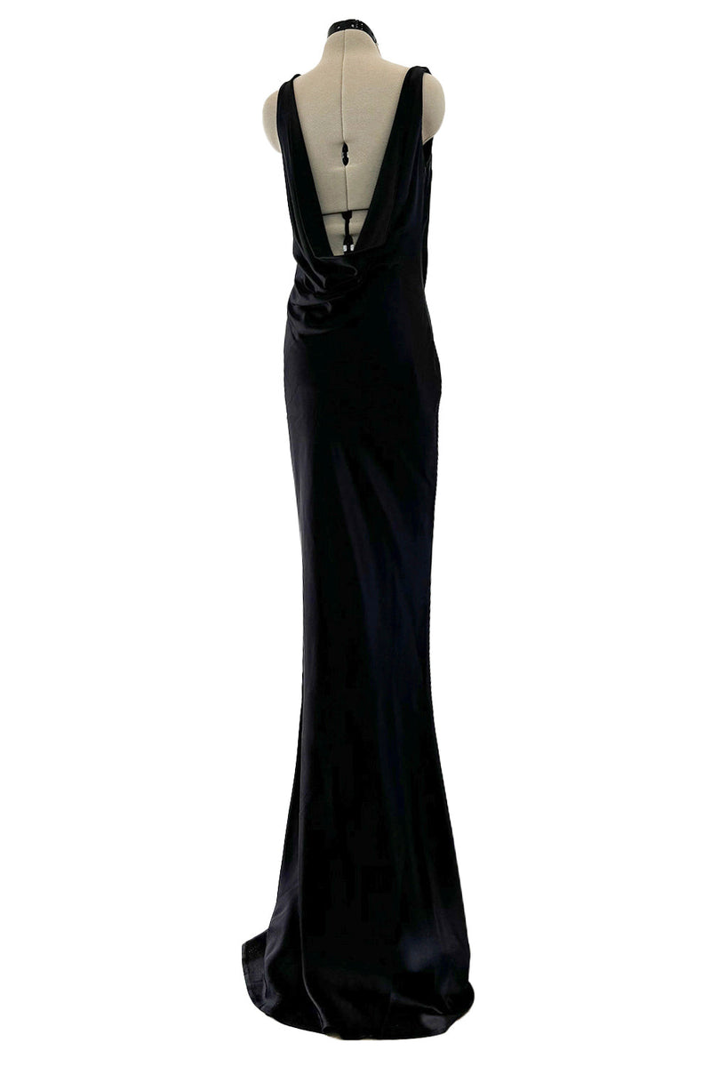 Iconic 2007 Alexander McQueen Fairy / Skeleton Castle Print Silk Bias Cut