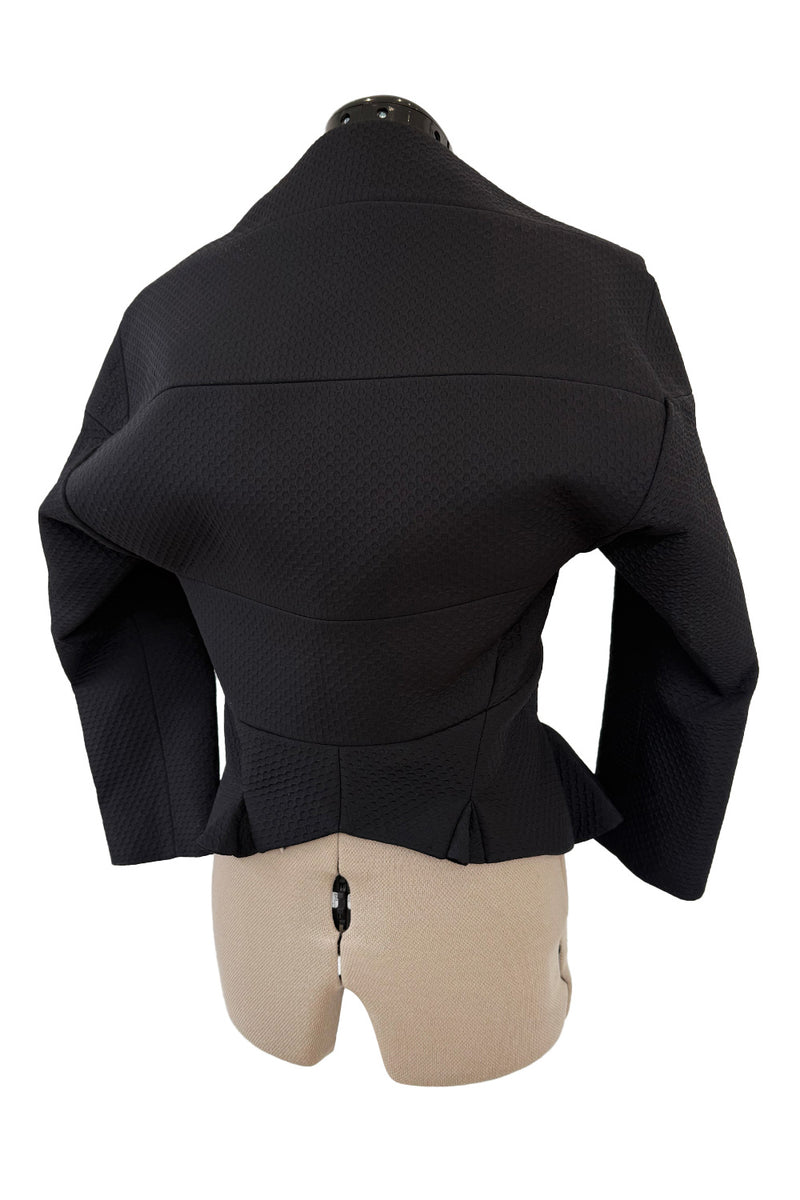 Fall 2015 Junya Watanabe Commes des Garcons Runway Look 6 Black Oragami Jacket