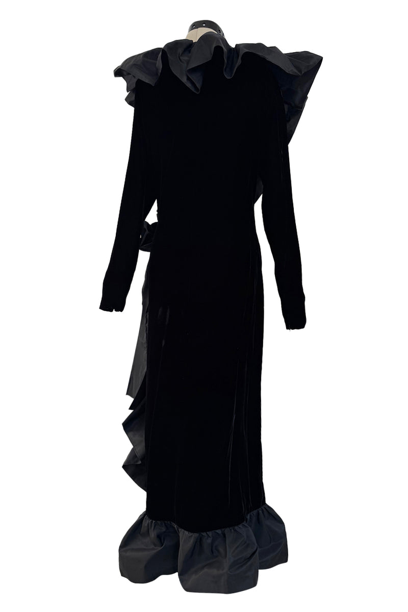 Yves saint laurent Black ロングマント Yves saint laurent Black ロングマント