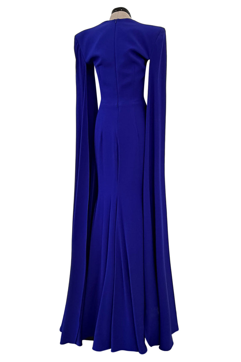 alex perry long sleeve dress Spring 2020 Alex Perry Runway Brilliant Blue Dress w Twist Front & to –  Shrimpton Couture