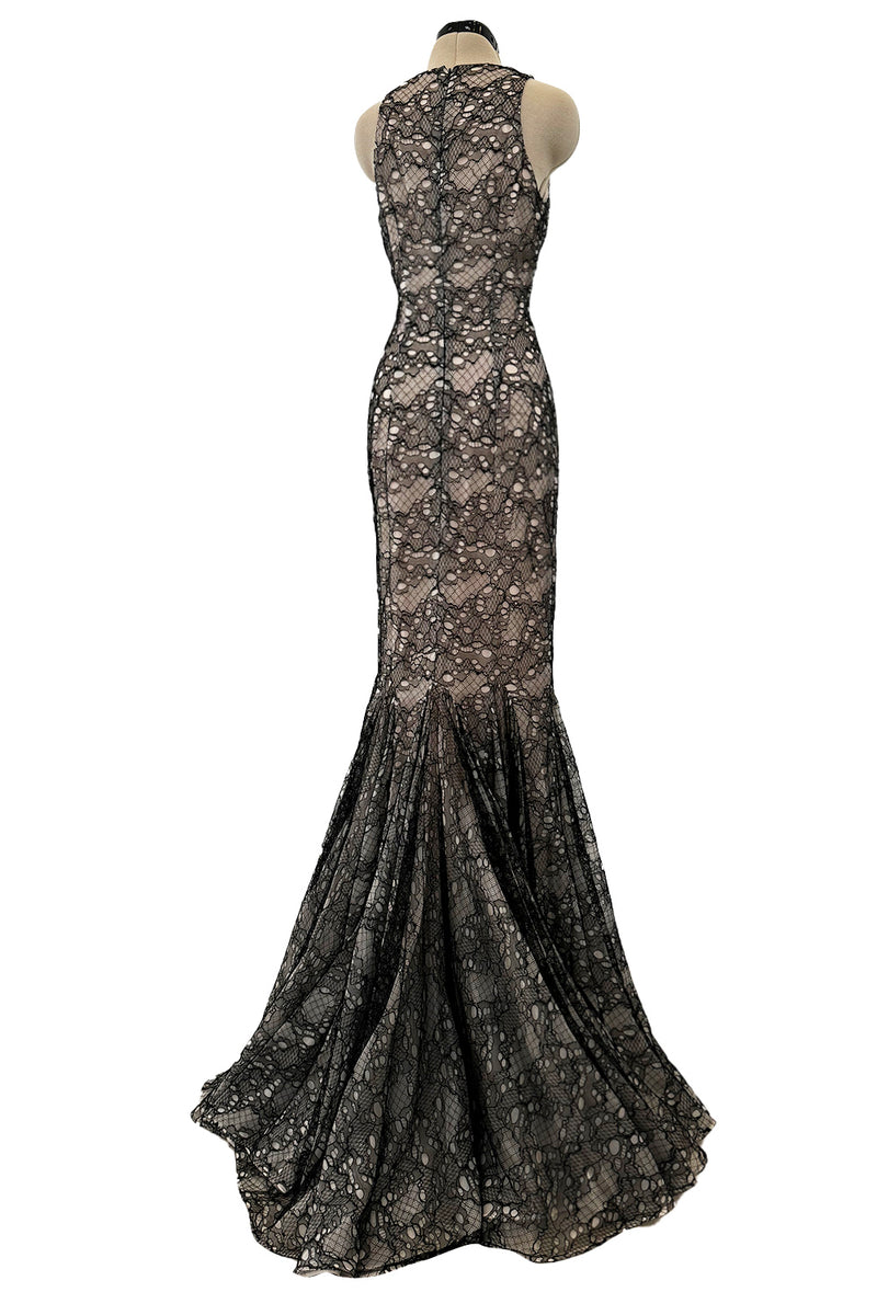 Spring 2012 Alexander McQueen by Sarah Burton Black Lace Dress w Fabul –  Shrimpton Couture