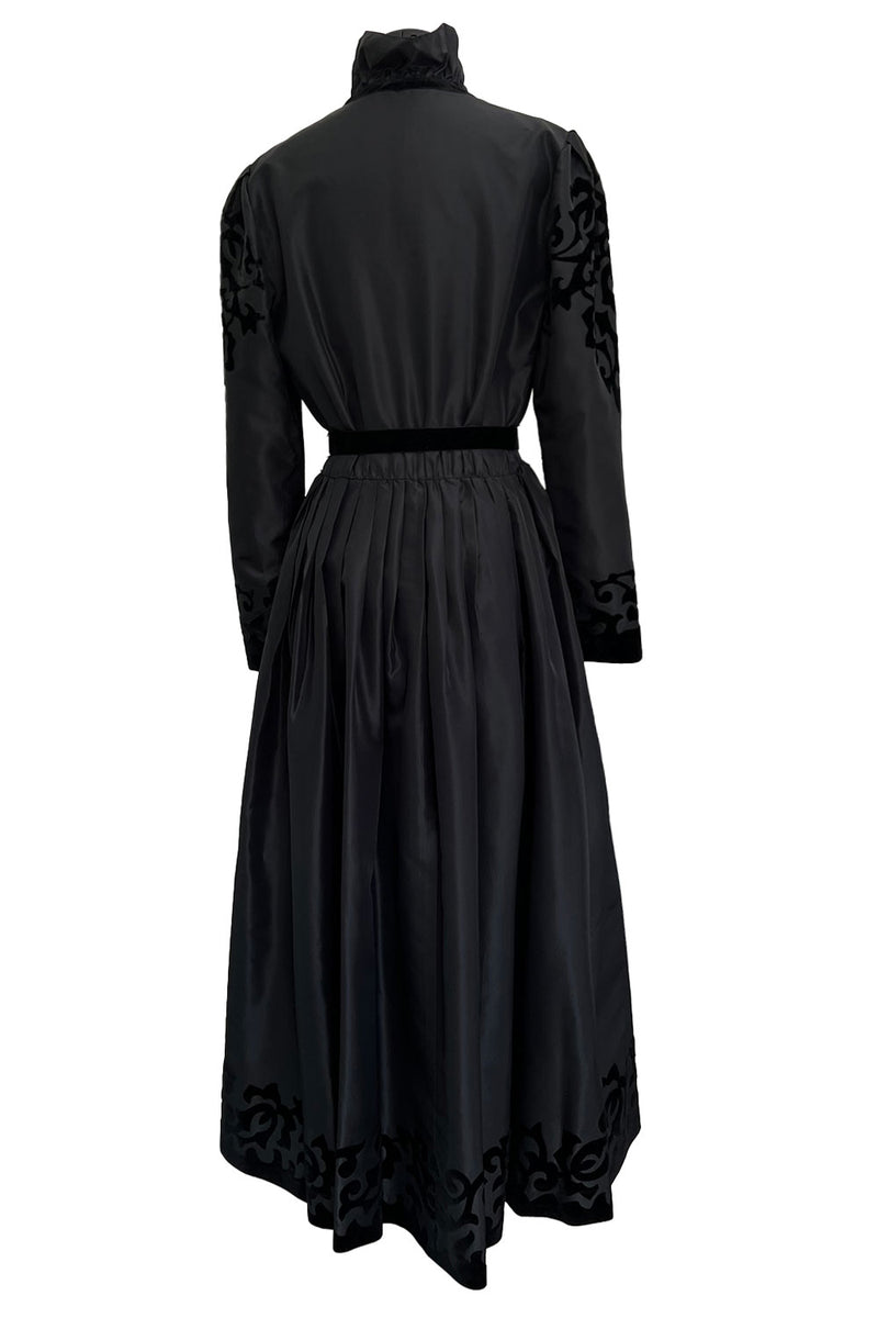 Louis Feraud Vintage Velvet Long Dress