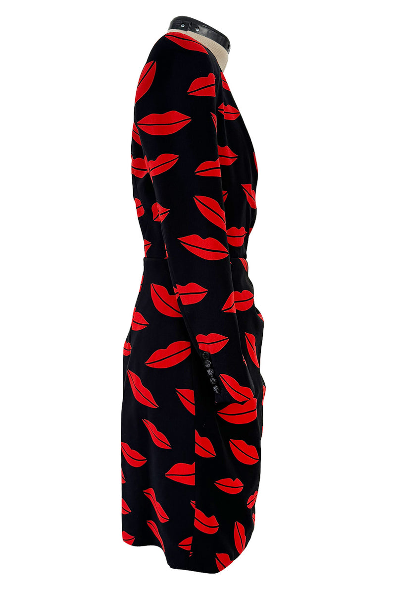 Saint laurent on sale lips dress