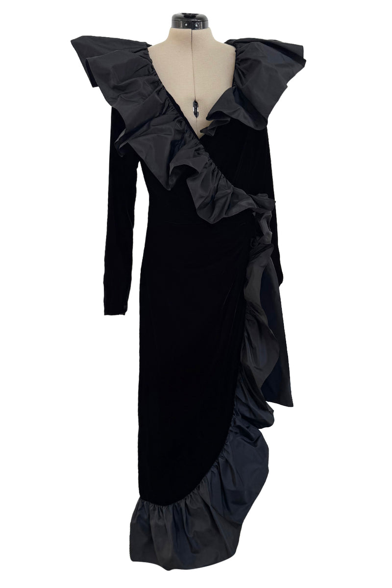 Amazing Fall 1984 Yves Saint Laurent Runway Silk Taffeta