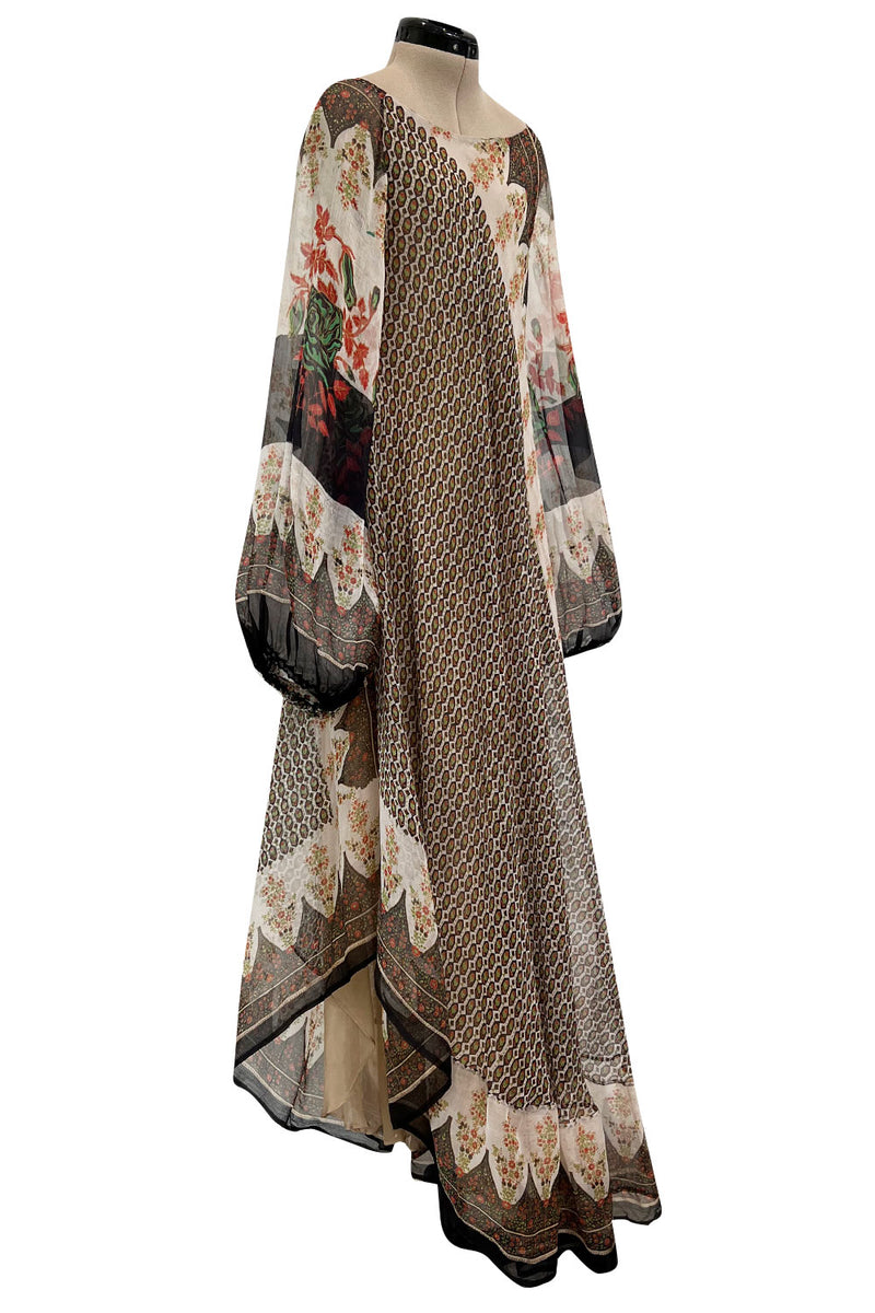 Exceptional 1970s Louis Feraud Bias Cut Silk Light as a Feather Silk C –  Shrimpton Couture