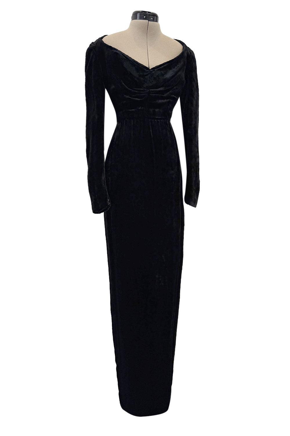 Fall 1984 Christian Dior by Marc Bohan Haute Couture Runway Black Velv – Shrimpton Couture