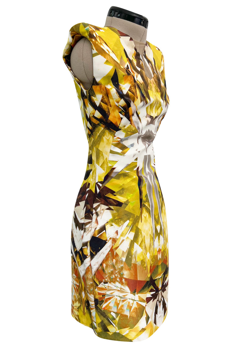 Spring 2009 Alexander McQueen Runway 'Natural Dis-tinctions, Un-Natural Selection' Crystal Print Dress