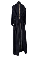 Fall 2023 Saint Laurent by Anthony Vaccarello Mens Runway Look 13 Long Super Soft Knit Coat