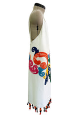 Exceptional Spring 2011 Prada by Miucci Prada Runway Look 27 & Ad Campaign Embroidered & Beaded White Dress