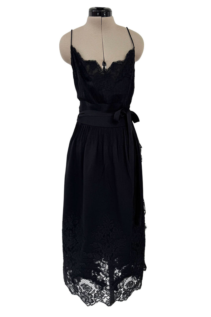 valentino black dress Beautiful 1990s Original Haute Couture Silk w Ha – Shrimpton Couture Size:US12 - Preorder styleattribute-summershop Sleek Charming Plus Size which translates traditional elegance
