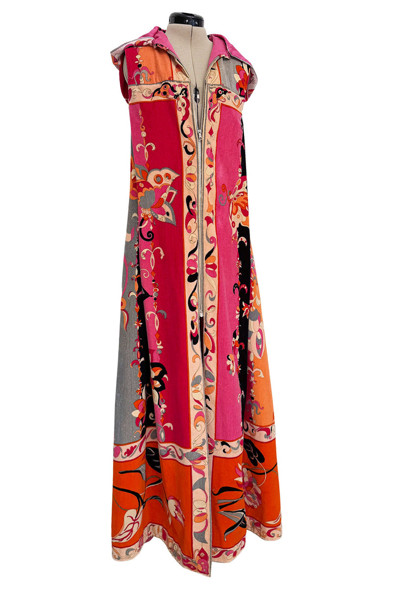 emilio pucci beach dress Emilio Pucci Lily Print Mini Beach Dress - Orange