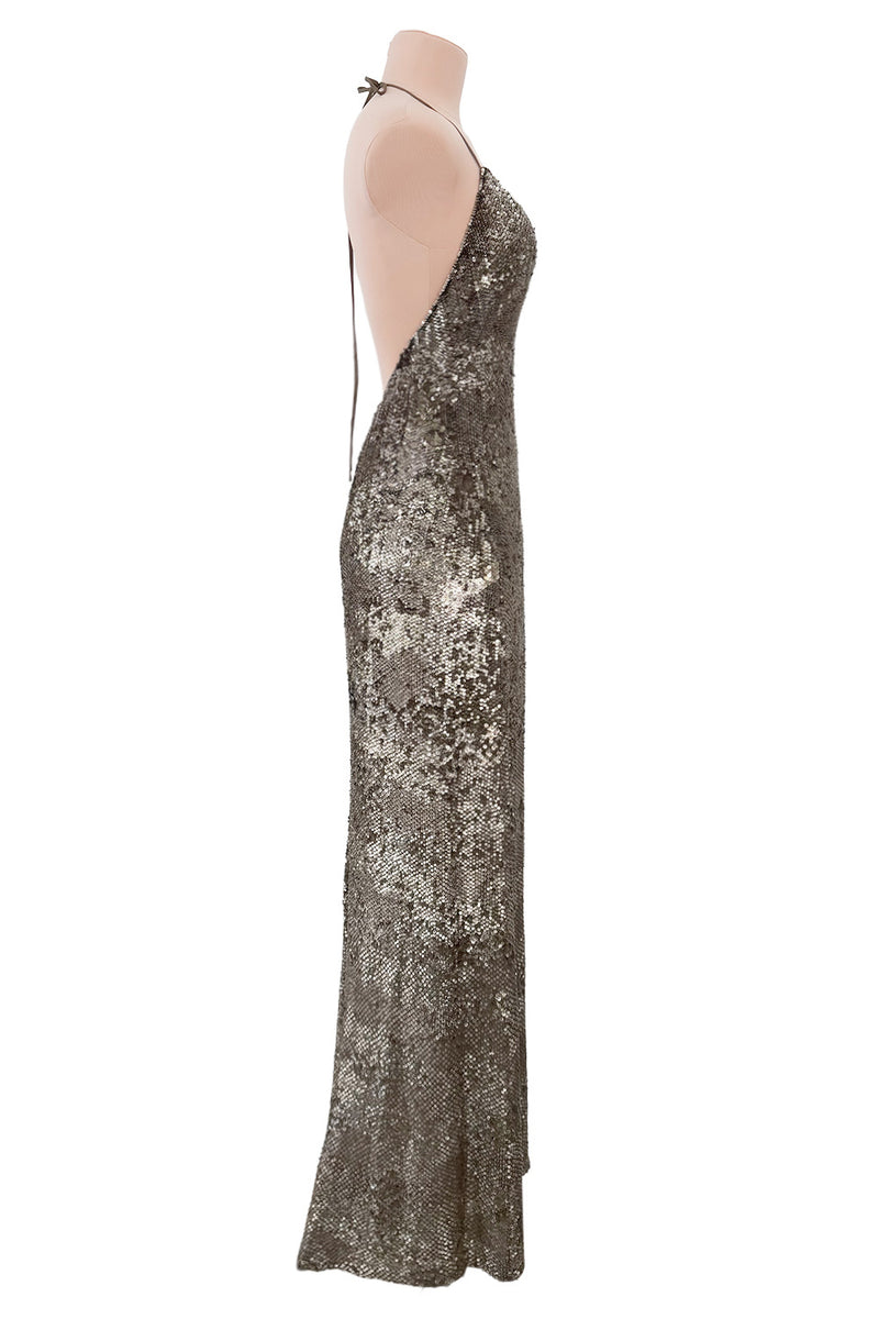 Fall 2015 Ralph Lauren Purple Label Runway Finale Look 43 Bronze Sequi –  Shrimpton Couture