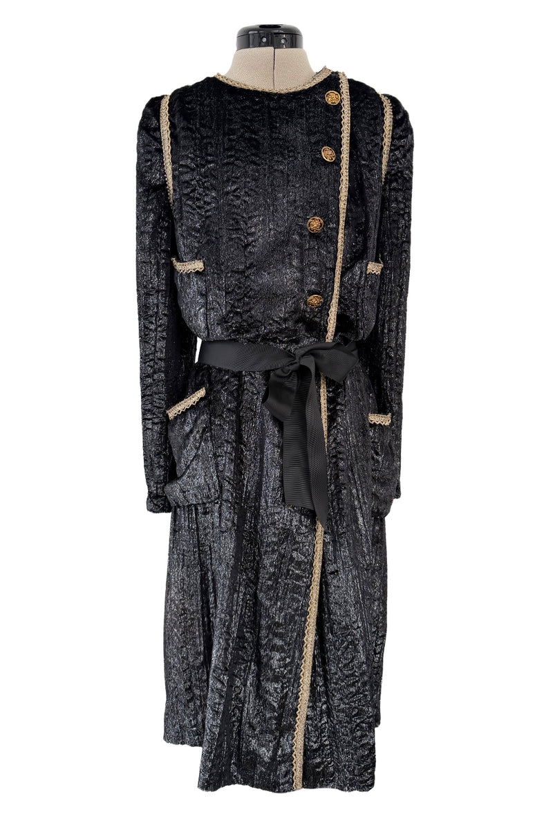 Fall 1983 Chanel by Karl Lagerfeld Haute Couture Runway Look 73