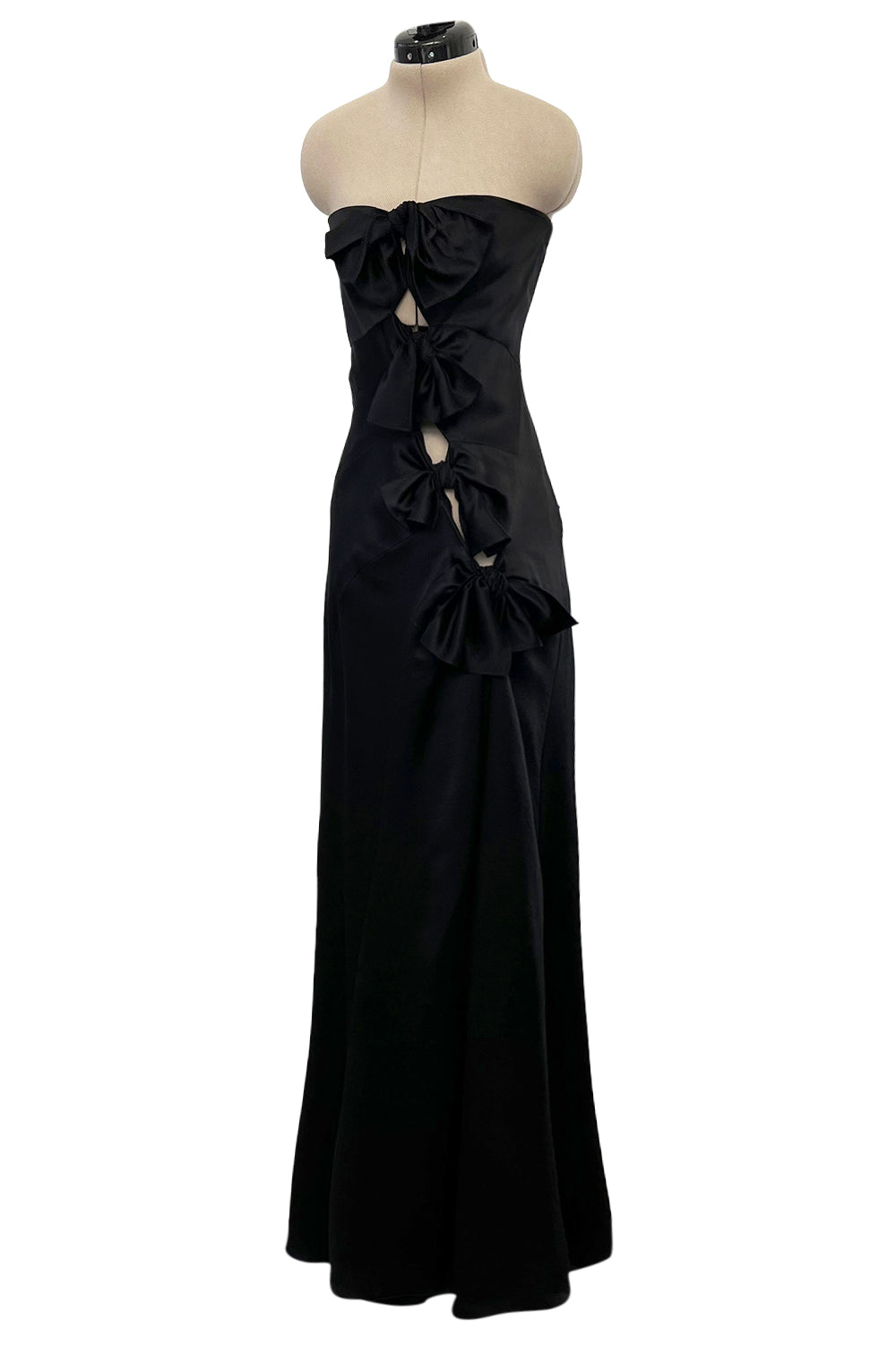 Incredible Spring 2003 Christian Dior by John Galliano Black Silk
