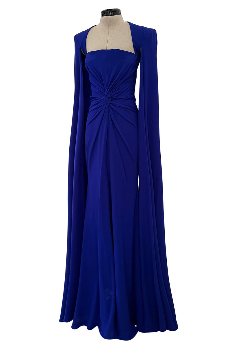 Spring 2020 Alex Perry Runway Brilliant Blue Dress w Twist Front & to –  Shrimpton Couture